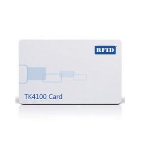 China Customized Thick 0.8mm-0.9mm Security Rfid Card 125KHZ Frequency 86x54mm wholesale