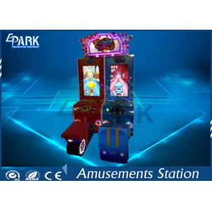 China Attractive Cartoon Design Racing Game Machine With Metal firm structure supplier