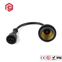 China Screw Light Waterproof IP65 10cm E26 E27 Lamp Holder With Plug on sale
