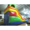 Best sale rainbow inflatable water slide bright colour inflatable slide with