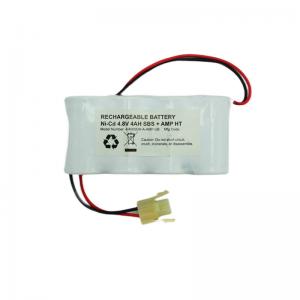 Rechargeable Emergency Light Ni Cd Battery 4.8V Expected Life 5 Years D4000mAh