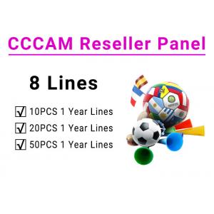 Europe Reseller Panel CCCam Cline For Receptor De Satellite Astra Hotbird 8 Lines