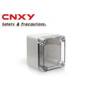 China Square Transparent Waterproof Junction Box -20 To 120 ℃ Working Temperature wholesale