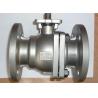 SS ANSI Class 150 Quarter Turn Ball Valve 2 Way ISO 5211 Flange Type