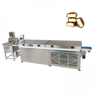 Mini Biscuit Cookies Wafer Chocolate Enrober Coating Machine