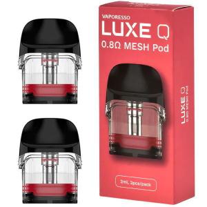 China Empty Vaporesso Luxe Q Pods 2pcs 0.8ohm Top Filling Visible Pod wholesale