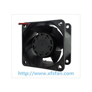 China 60*60*38mm 12V/24V DC Black Plastic Brushless Cooling Fan DC6038 supplier