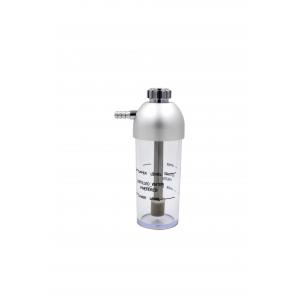6psi Portable Oxygen Regulator Silver Aluminum Bubble Humidifier Bottle