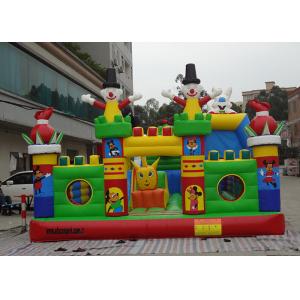 China 0.55mm PVC Tarpaulin Flower Fairies Inflatable Fun City Playground For Fun Games supplier