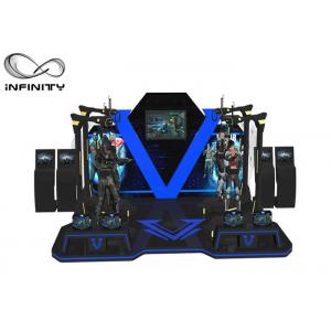 China 4 Players Standing Virtual Reality Game Simulator For Park 12 Months Warranty wholesale