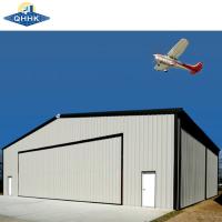 China Sandwich Panel Wall Roof Steel Structure Hangar Q355b Frame on sale