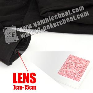 Shirt hidden infrared lens
