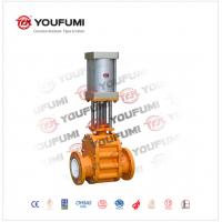 China Double Disc Ceramic Valve Corrosion Proof Gate Type Slag Discharge on sale