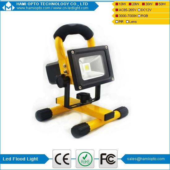 Rechargeable 20W LED Flood Spot Work Lamp Camping Torch 18650 Safety Warning