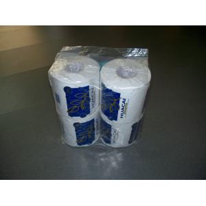 China Premium 15gsm Virgin White Bath Toilet Tissue Paper Roll 120g for Home / Office supplier