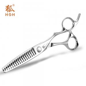 China 6.0 Inch Silver Professional Hair Thinning Shears High Smoothness Precise Cutting supplier