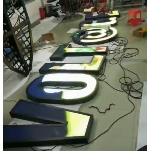 2022 New customized HD led tv display Shopping Mall advertising capital LETTER screen