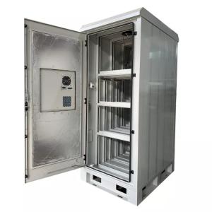 Double Door 24U Outdoor Telecom Enclosures IP55 Anti Theft