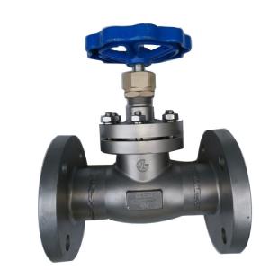 Short Stem Cryo Valves Stainless Steel , Cryogenic Control Valve Flange Type