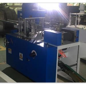 China 5.5KW Tissue Paper Production Line , 1-2 Colors Printing Steel To Paper Embossing Cocktail Napkin Folding Machine supplier