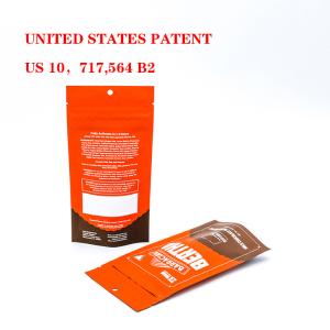 China Enhanced Secure Child Resistant Bags With Odor Resistance And Self-Supporting Plastic Zipper Lock wholesale