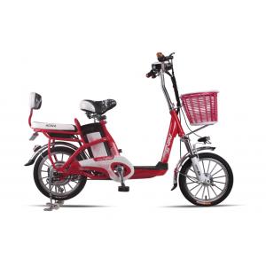 Lady , Students Lithium Bicycle Small Electric Bikes With Removable Battery Box