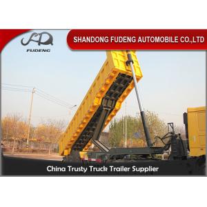 Optional Dimension Dump Gooseneck Trailer With 3 Axle Synchronous Valve 