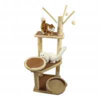 China Castle Weatherproof Cat Tree For Extra Large Cats 100cm 112cm 120cm 140cm Pet Shops With Scratching Boards on sale