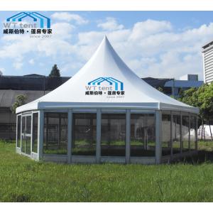 China Waterproof Hexagonal Marquee Sandwitch Solid Wall Noise Resistant supplier