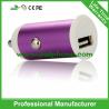 chargeur simple en aluminium de voiture d'usb de 5V 1A pour l'iphone Samsung