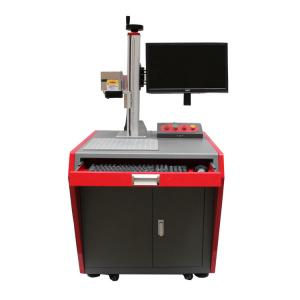 Desktop Fiber Laser Etching Machine For Ear Tag , Laser Marking Equipment