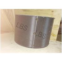 China 350mm Diameter LBS Grooved Drum Sleeves And LBS Shells Size Customized on sale
