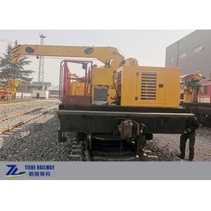 China Hydraulic Crane Rail Platform Sleeper Rail Lift Delivery Wagon 5T supplier