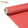 China Fire Retardant Twill Woven 0.4mm Silicone Rubber Coated Fiberglass Cloth wholesale