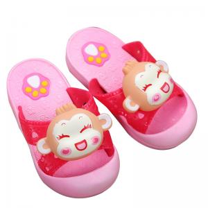 China Toddler Closed Toe House Slippers Dripping Print Pattern Type Synthetic Sole supplier