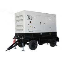 China Mobile 30kva 60kva Trailer Genset Diesel Generator Double Axle 4 Wheels towable for sale