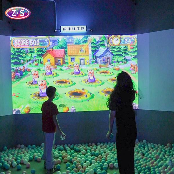 China 3800 Lumens Dynamic Projector Interactive Wall Games For Entertainment wholesale