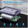 パワーバンク ワイヤレス VO グレード 防火ケーブル 5000mAh 容量で無料充電