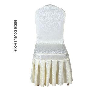 Jacquard Polyester Hotel Wedding Banquet Chair Covers