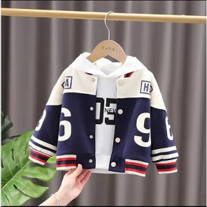 China Breathable Cotton Boys Baseball Jacket	Boys Sports Wear For Age 0-15 supplier