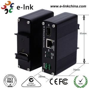 China Convertidor de la fibra industrial de Ethernet del soporte del carril del dinar medios supplier