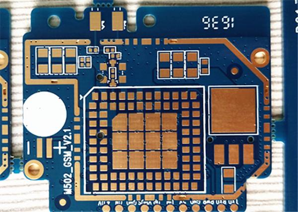4 couches FR4 plaqué d'or électronique assemblage PCB 1 oz de cuivre épaisseur verte Soldmask rapide tour