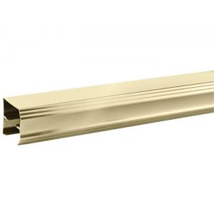 Luxury Gold / Silver Brushed Anodized Aluminum Profiles OEM Customized the Middle East Market