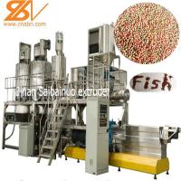 China Fish Farming Pellet Extruder Machine Automatic Catfish Feed Production on sale