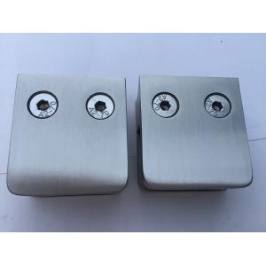 China Satin 12mm 304 Stainless Steel Glass Clamps supplier