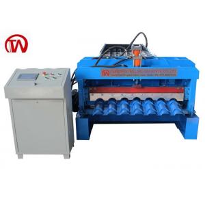 China Strong Roof Tile Roll Forming Machine Waterproof Metal Roof Panel Machine supplier