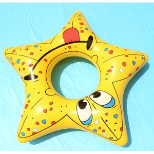 Inflatable 32" five angle star kids swim ring,vivid cartoon pattern for kids love