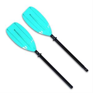 Wholesale Cheap Plastic Blade Aluminum Shaft Child Kayak Paddle Adjustable Two Pieces Children Kayak Paddle For Kids