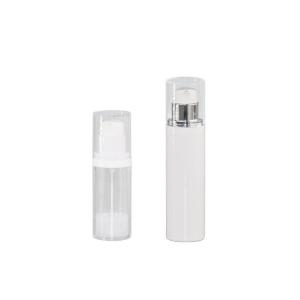 China UKA71 White AS Lotion Bottle 30ml 50ml Airless Travel Bottle For Sunscreen Cream Packaging supplier