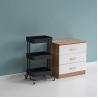 ISO Rolling Organizer Cart 3 Tier Storage Trolley On Wheels